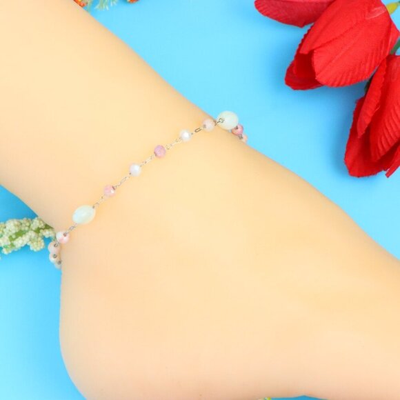Elegant Handmade Anklet – Perfect for Women & Girls | Ideal Gift Option, DYC1448 - Picture 6 of 9